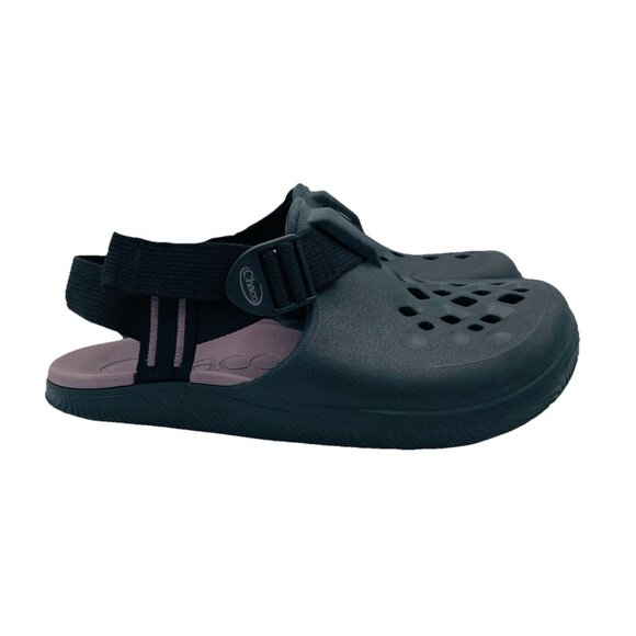 Chaco Shoes Womens Size 8 Black Slip On Adjustable Fit Strap Comfort Sandals - Picture 1 of 11